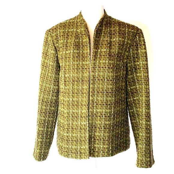 Jessica Howard Green Coat/Open Blazer - Picture 1 of 8
